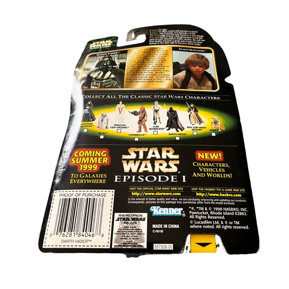 Star Wars Darth Vader Power of the Force Light Saber Unopened Box Flashback - Picture 2 of 4